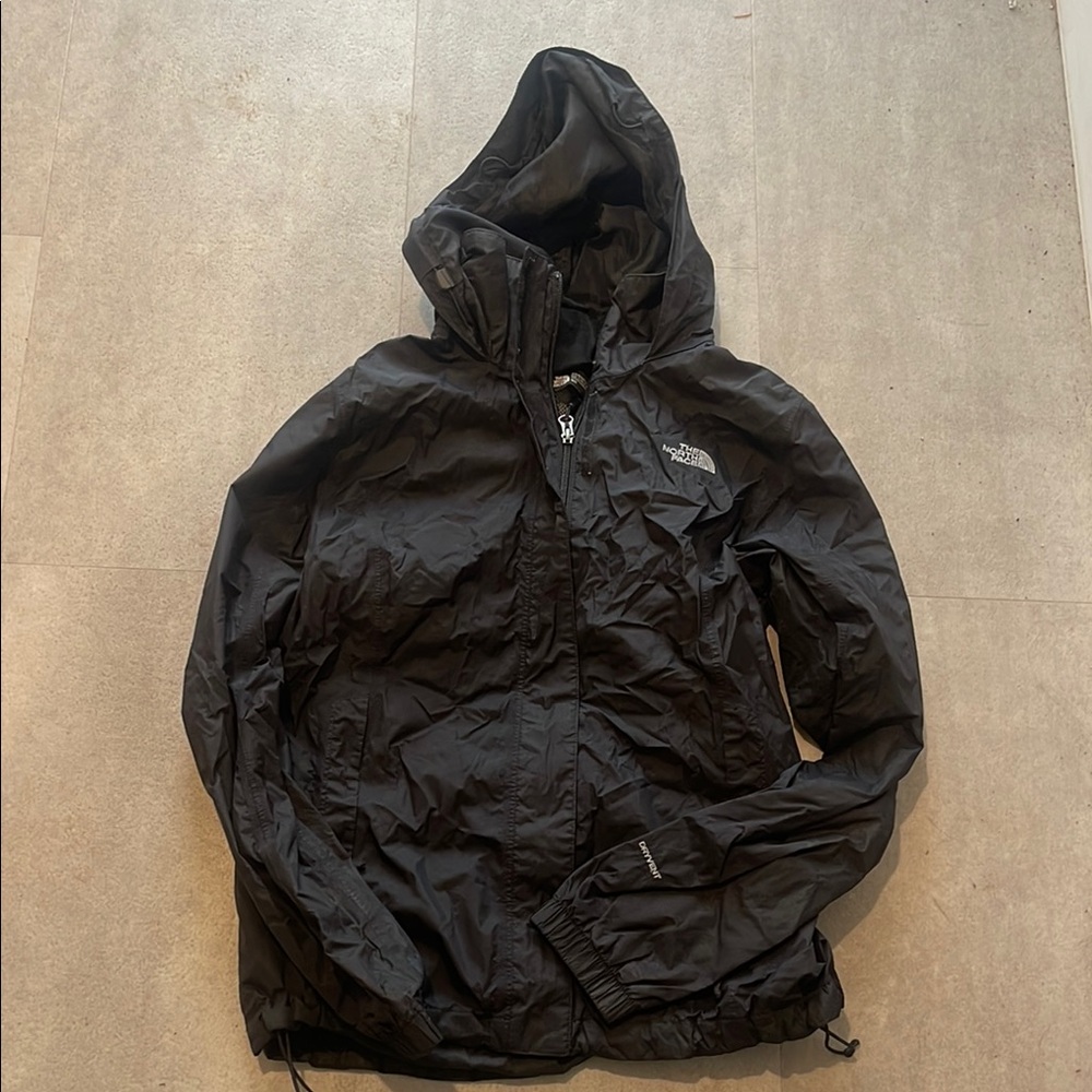 The North Face Charcoal Hooded Windbreaker